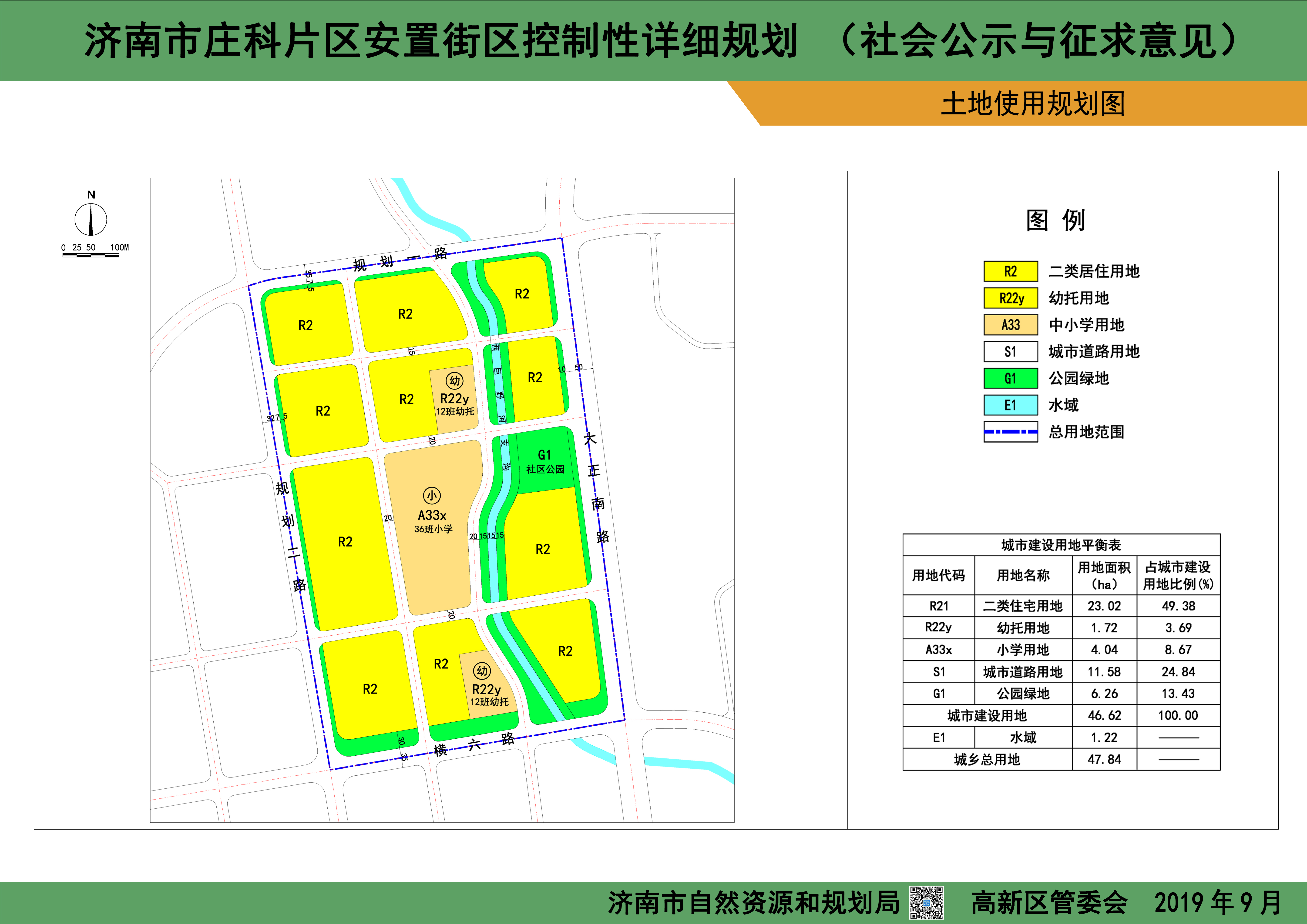 济南市庄科片区安置街区控制性详细规划(社会公示与征求意见)