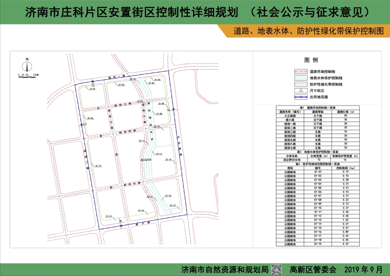 济南市庄科片区安置街区控制性详细规划(社会公示与征求意见)
